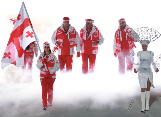 Opening ceremony of XXII Olympic Winter Games