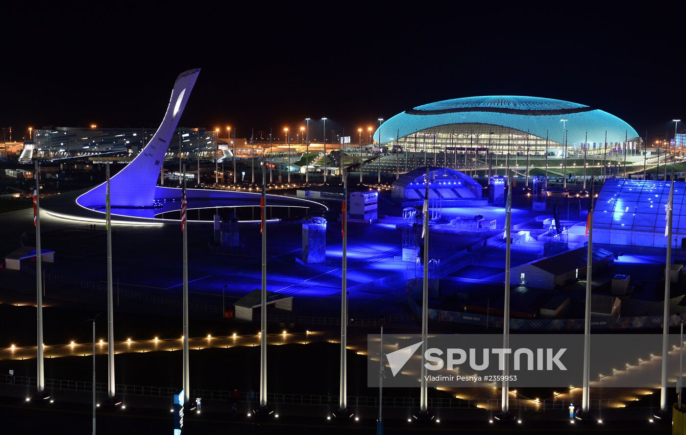 Opening ceremony of XXII Olympic Winter Games