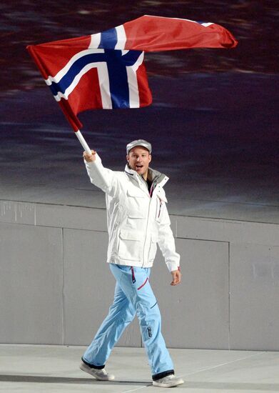 Opening ceremony of XXII Olympic Winter Games