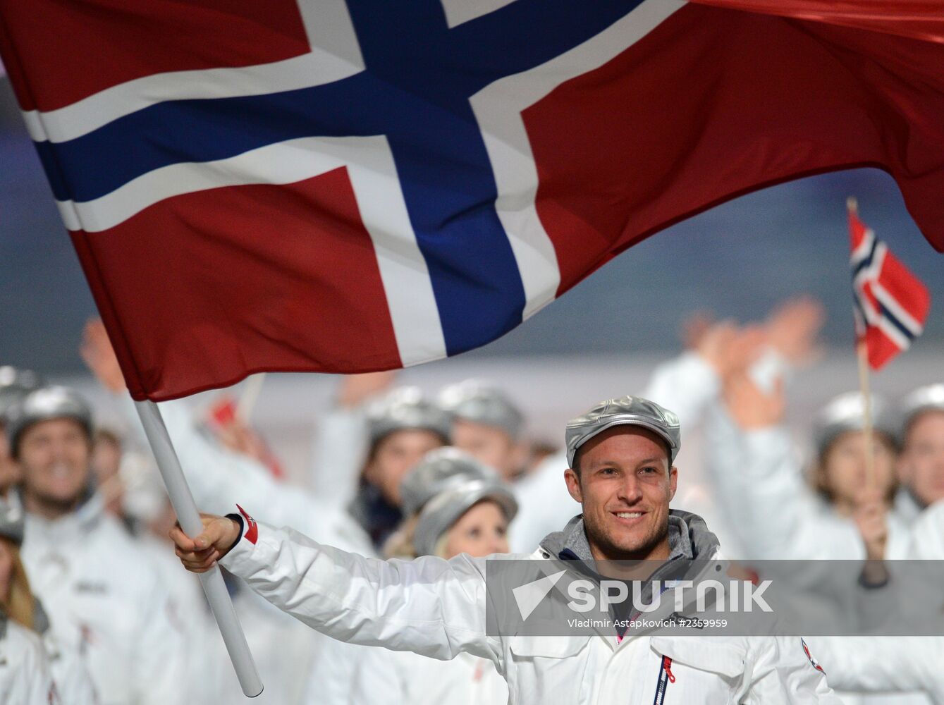 Opening ceremony of XXII Olympic Winter Games