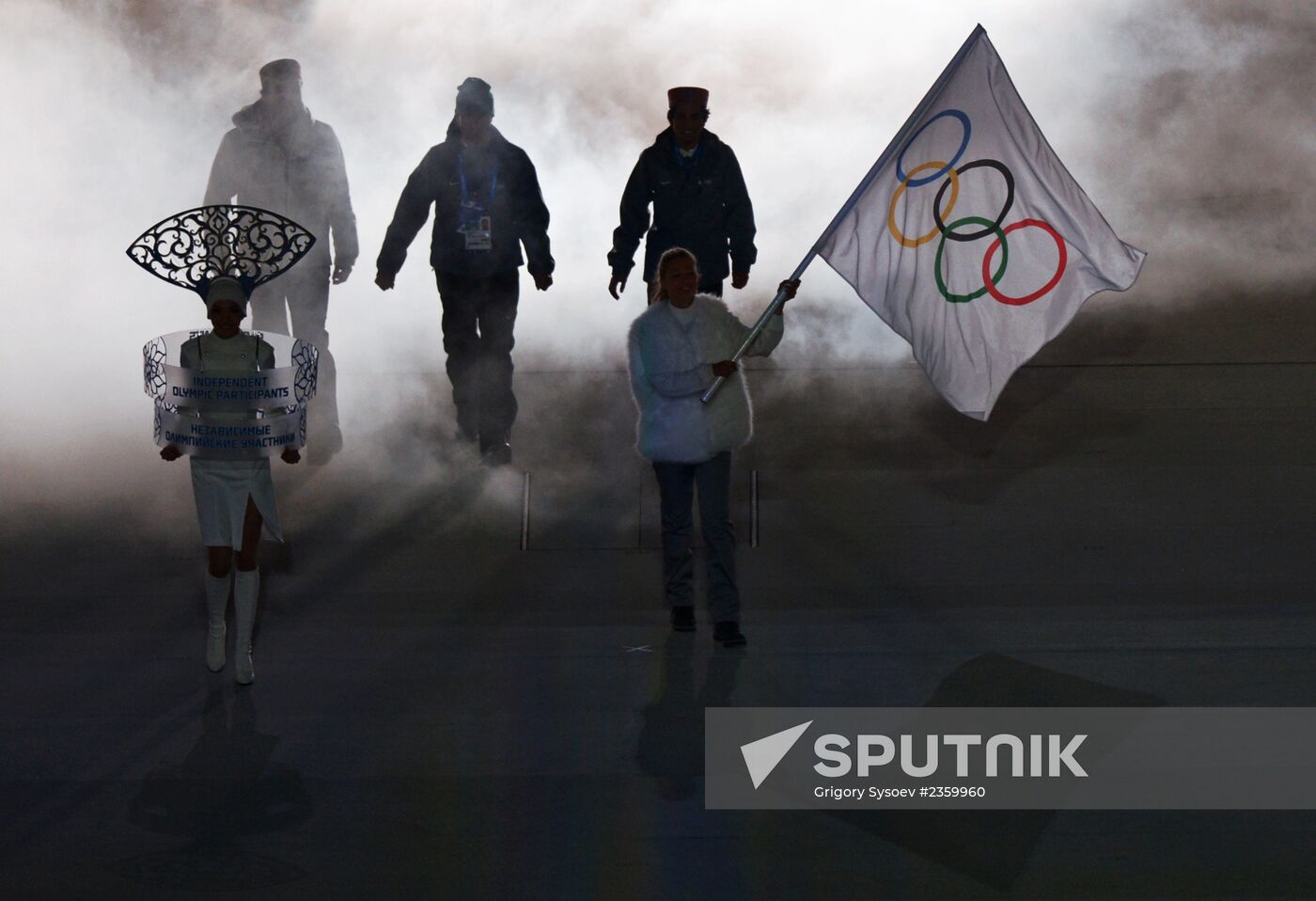 Opening ceremony of XXII Olympic Winter Games