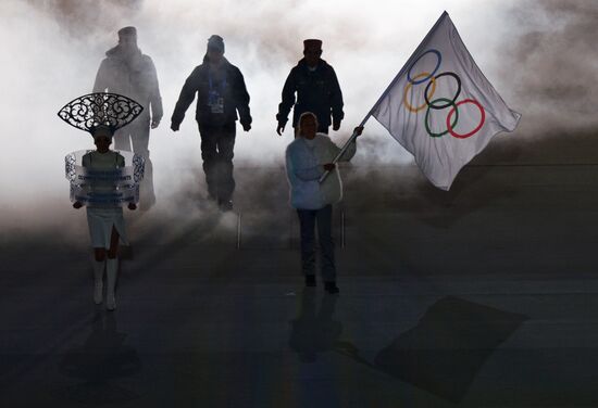 Opening ceremony of XXII Olympic Winter Games