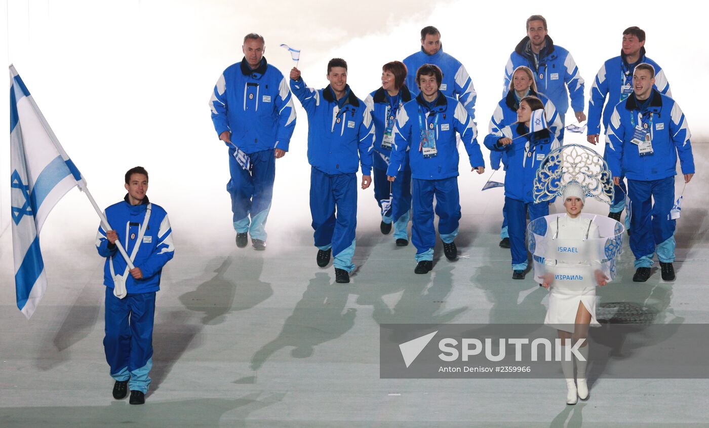 Opening ceremony of XXII Olympic Winter Games