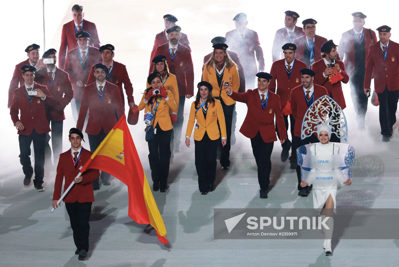 Opening ceremony of XXII Olympic Winter Games