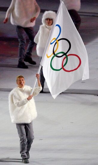 Opening ceremony of XXII Olympic Winter Games