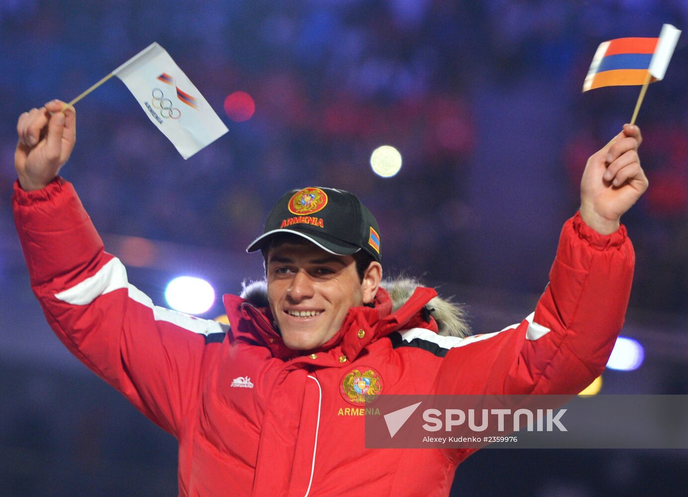 Opening ceremony of XXII Olympic Winter Games