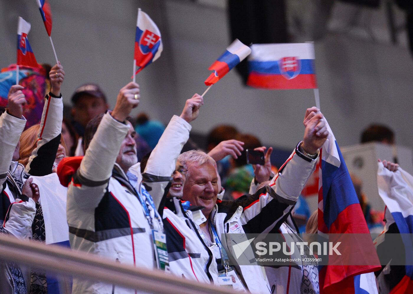 Opening ceremony of XXII Olympic Winter Games