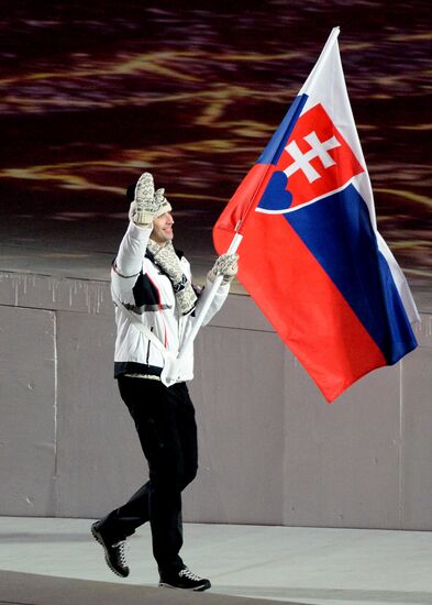 Opening ceremony of XXII Olympic Winter Games