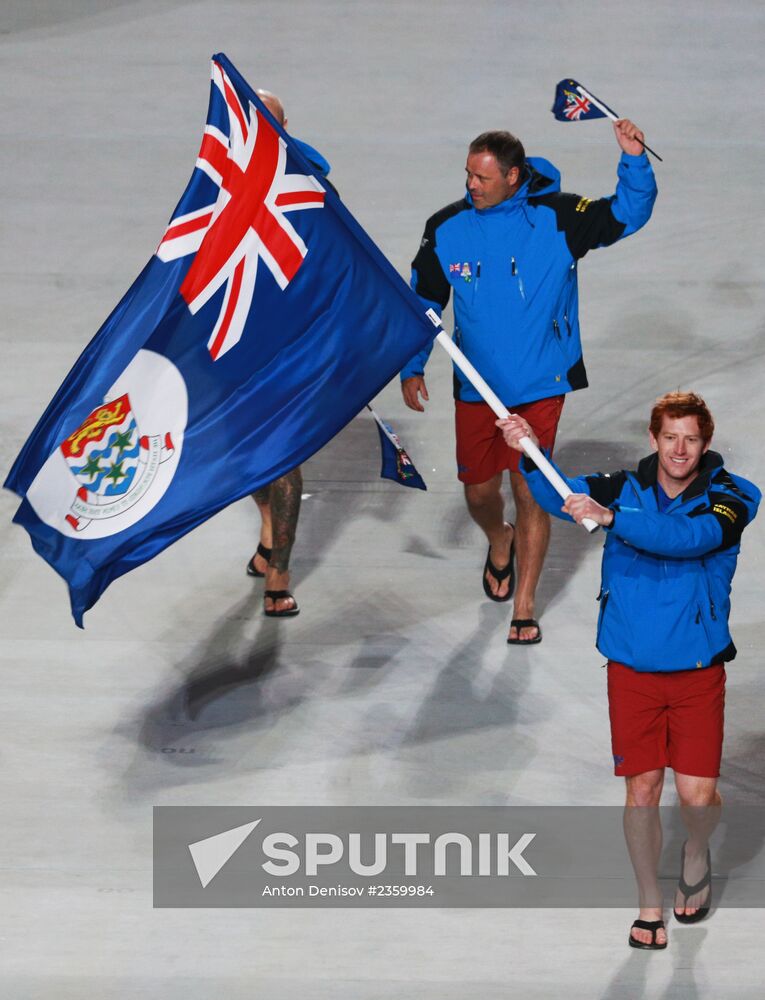 Opening ceremony of XXII Olympic Winter Games