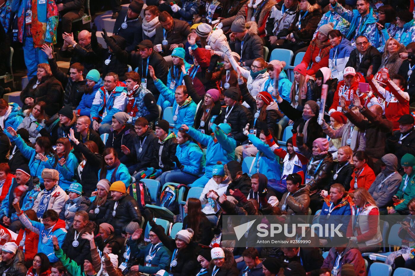 Opening ceremony of XXII Olympic Winter Games