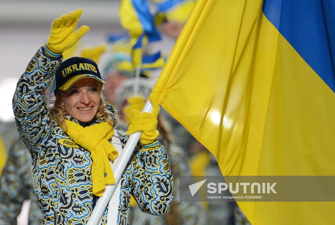 Opening ceremony of XXII Olympic Winter Games