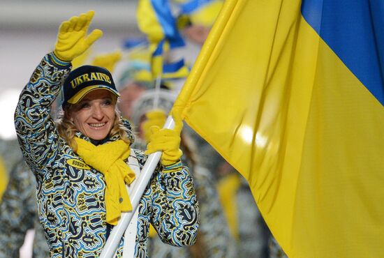 Opening ceremony of XXII Olympic Winter Games