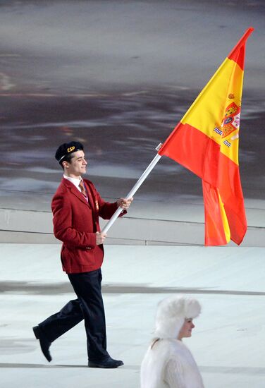 Opening ceremony of XXII Olympic Winter Games