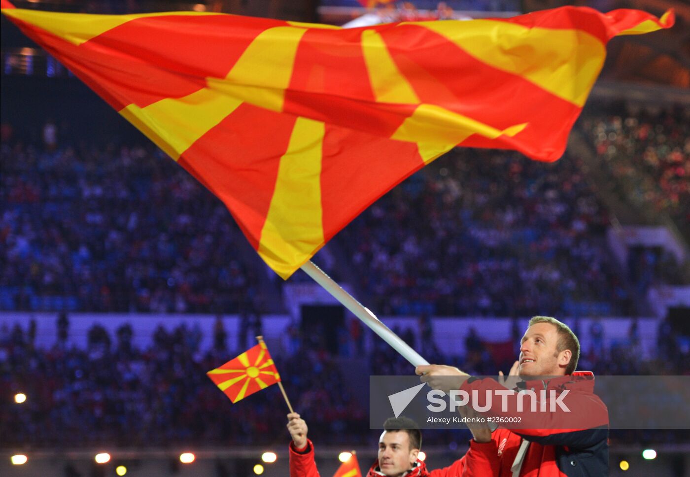 Opening ceremony of XXII Olympic Winter Games