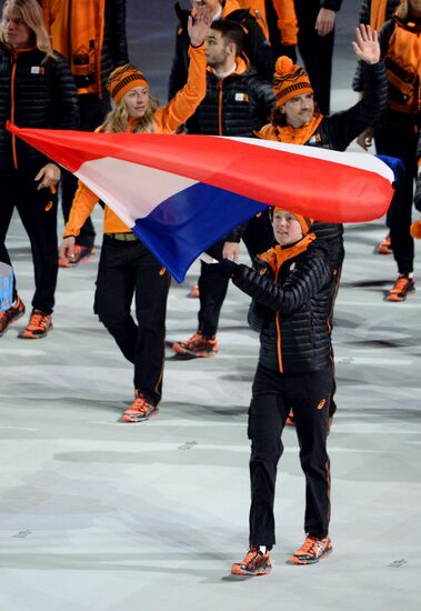 Opening ceremony of XXII Olympic Winter Games