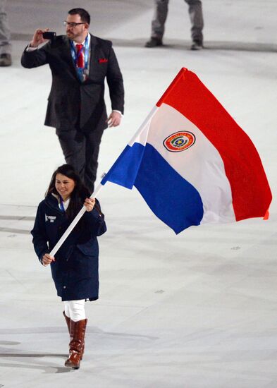 Opening ceremony of XXII Olympic Winter Games