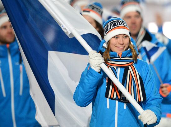 Opening ceremony of XXII Olympic Winter Games