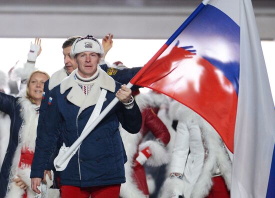 Opening ceremony of XXII Olympic Winter Games