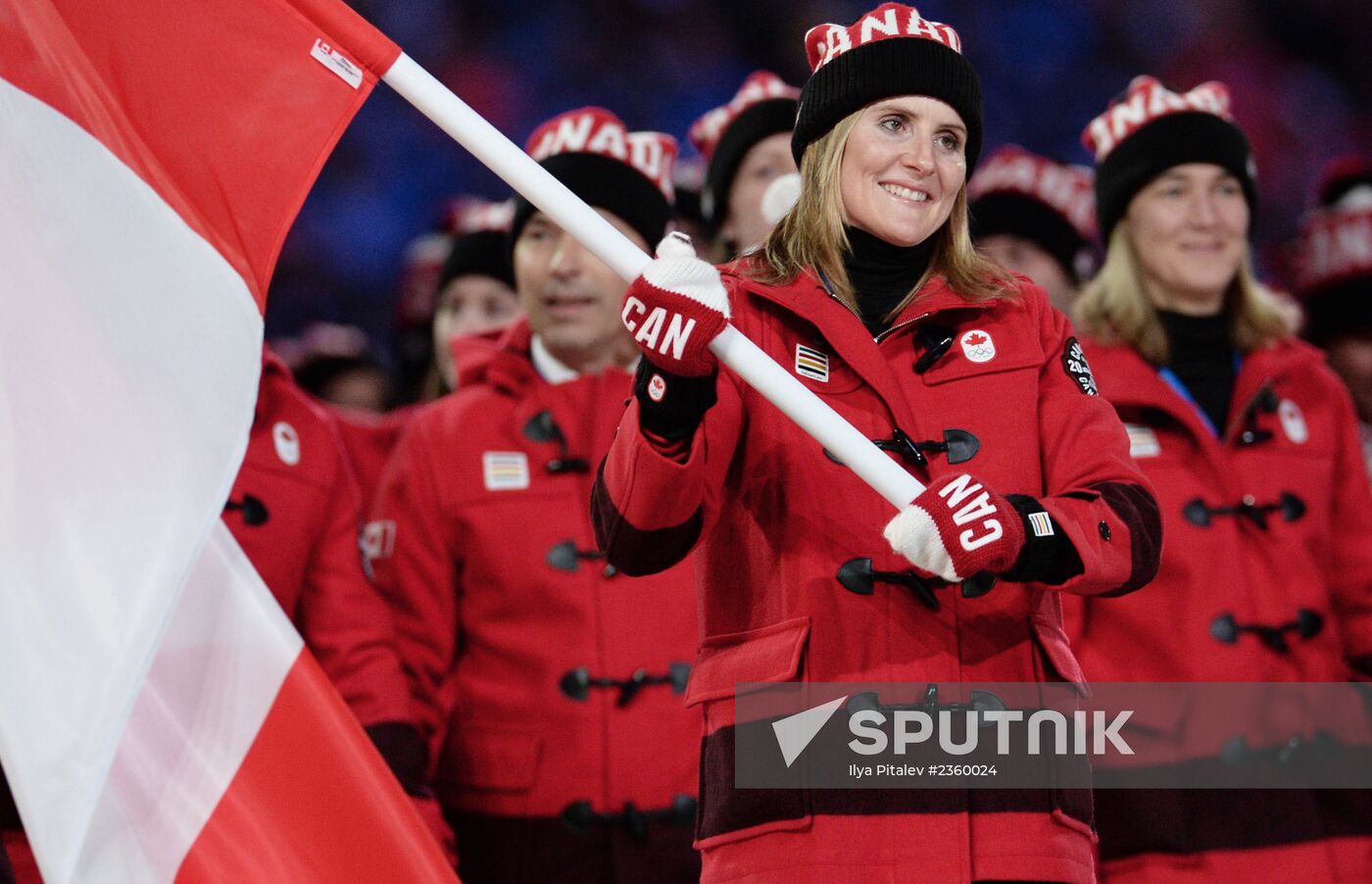 Opening ceremony of XXII Olympic Winter Games