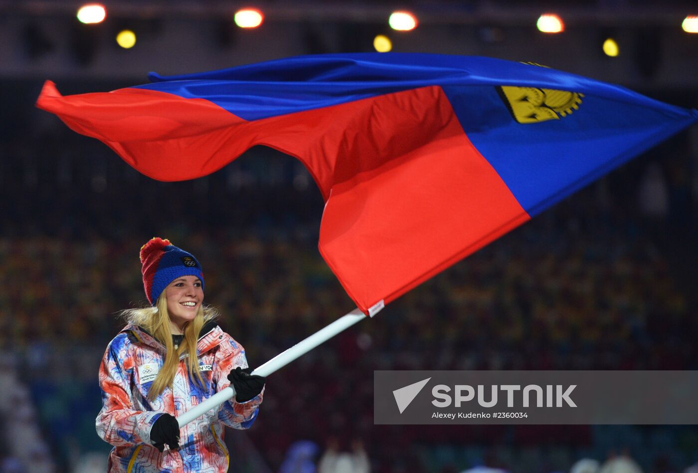 Opening ceremony of XXII Olympic Winter Games