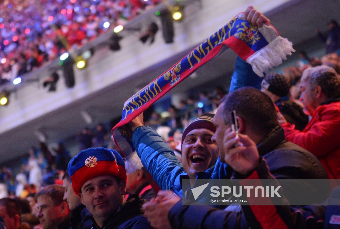 Opening ceremony of XXII Olympic Winter Games