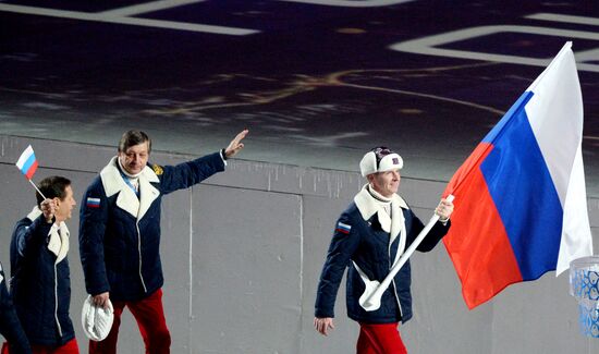 Opening ceremony of XXII Olympic Winter Games