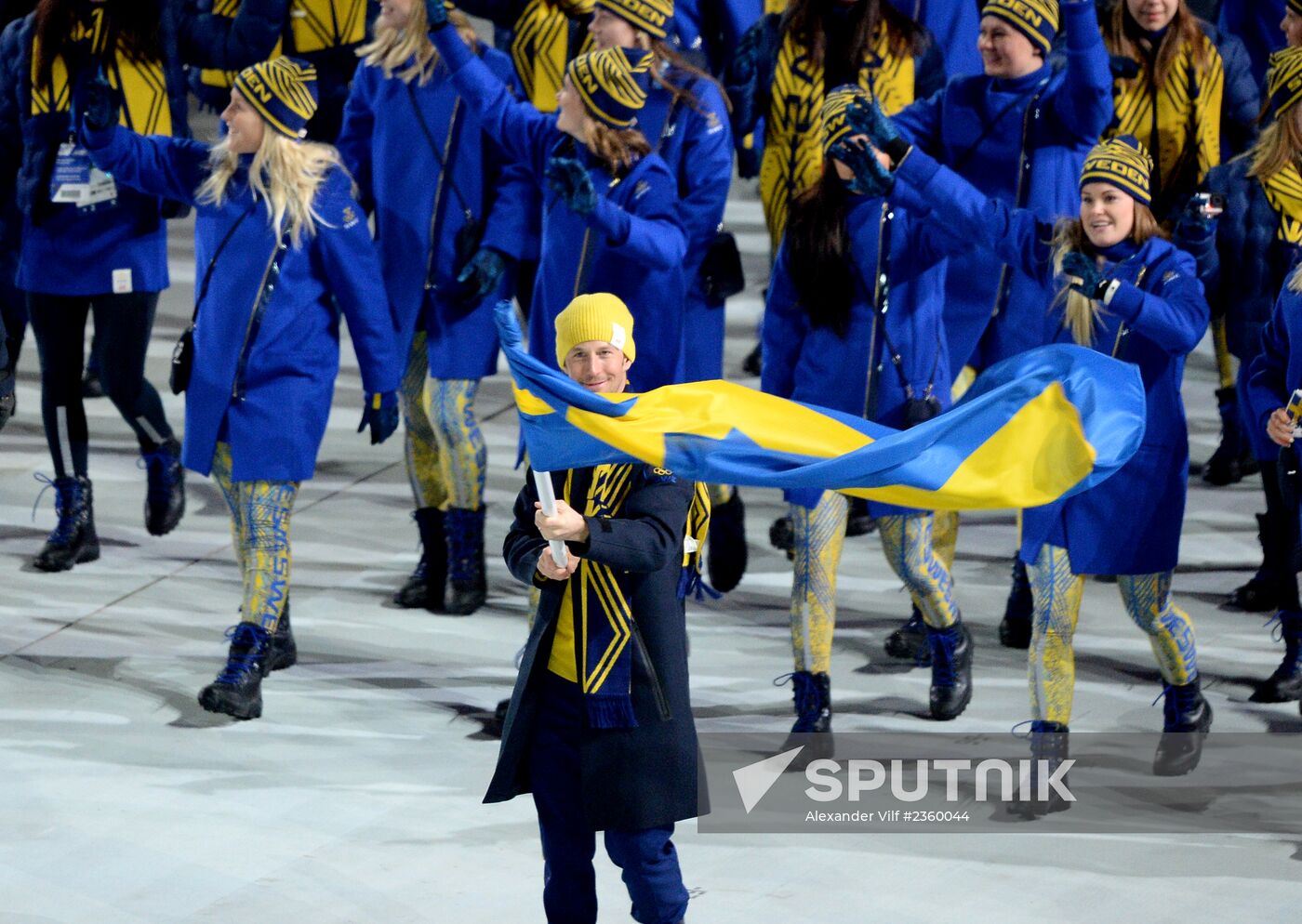 Opening ceremony of XXII Olympic Winter Games