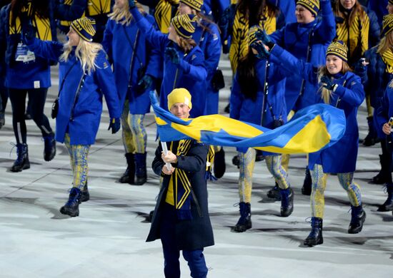 Opening ceremony of XXII Olympic Winter Games