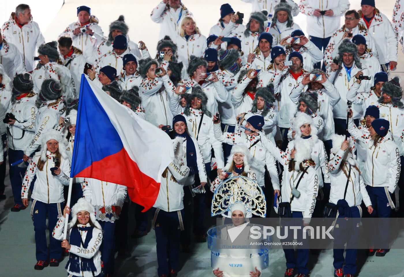 Opening ceremony of XXII Olympic Winter Games