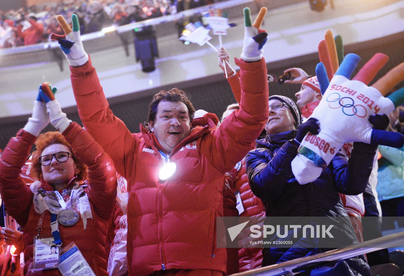 Opening ceremony of XXII Olympic Winter Games