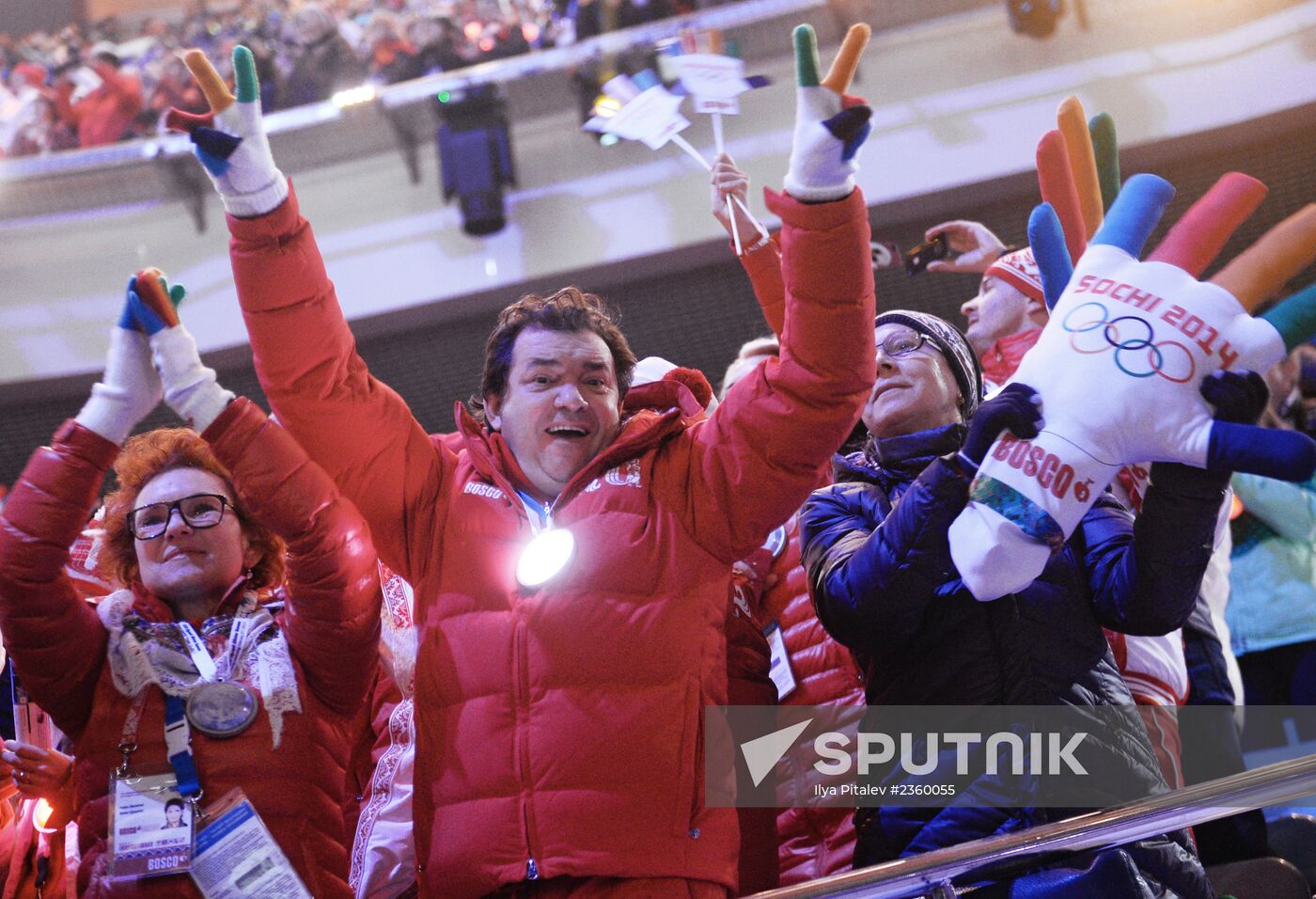 Opening ceremony of XXII Olympic Winter Games