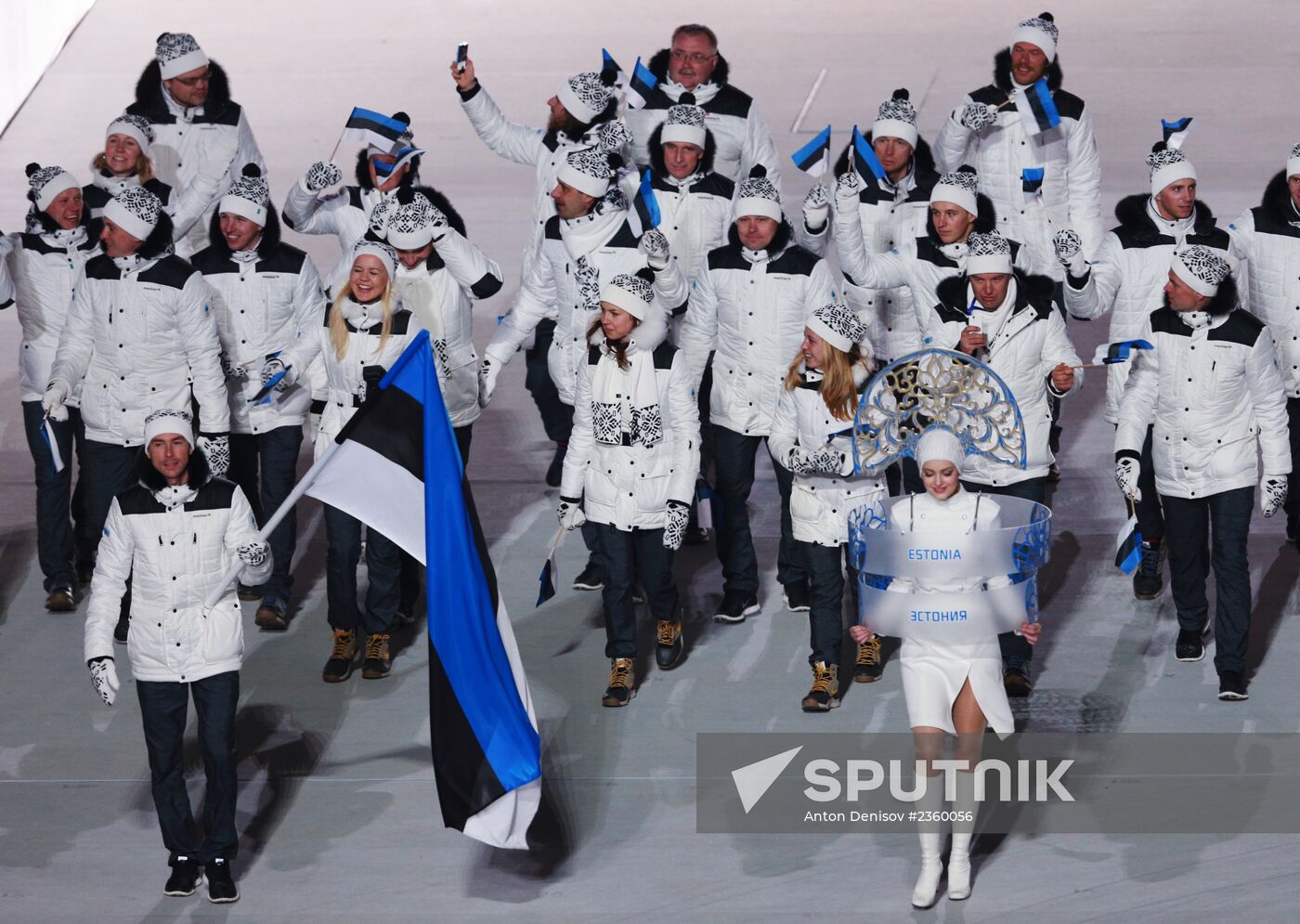 Opening ceremony of XXII Olympic Winter Games