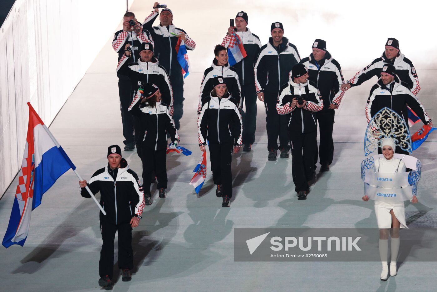 Opening ceremony of XXII Olympic Winter Games