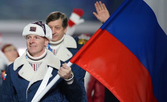 Opening ceremony of XXII Olympic Winter Games