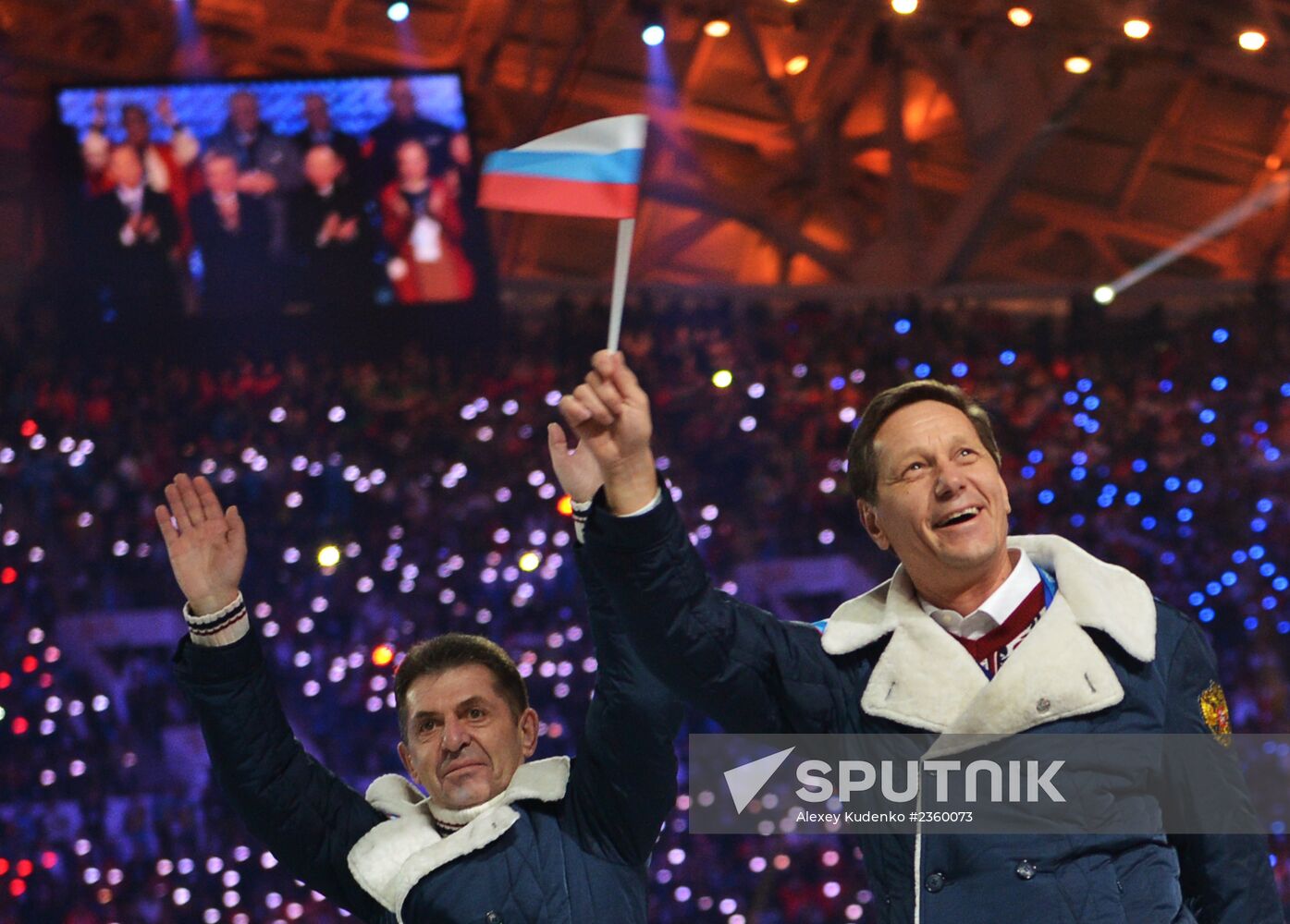 Opening ceremony of XXII Olympic Winter Games