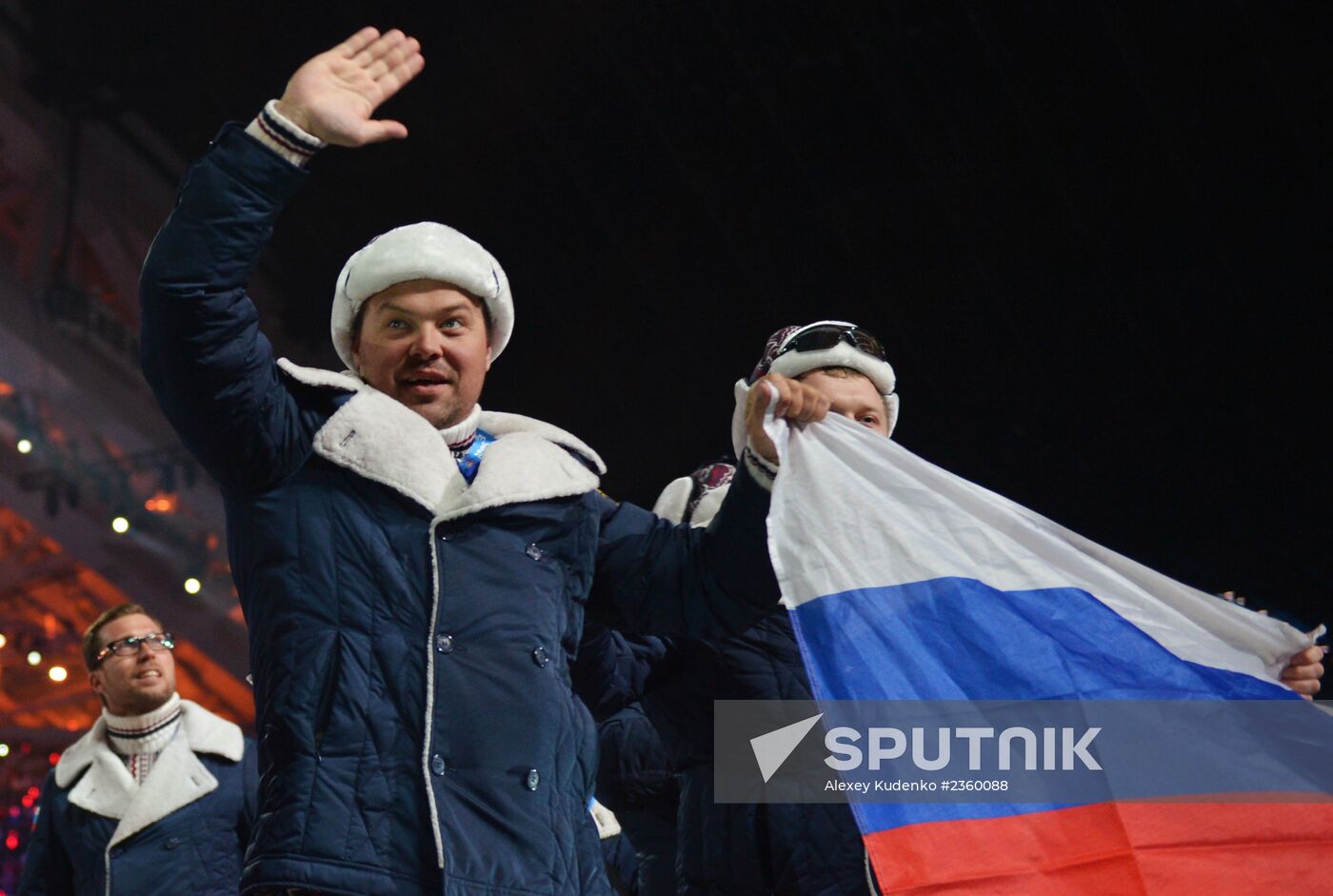 Opening ceremony of XXII Olympic Winter Games