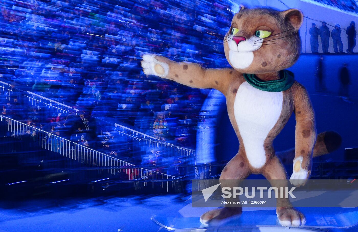 Opening ceremony of XXII Olympic Winter Games
