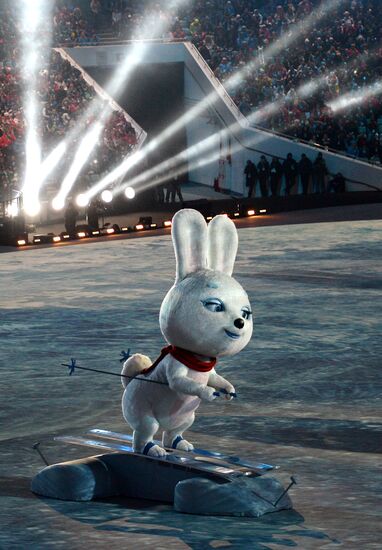 Opening ceremony of XXII Olympic Winter Games