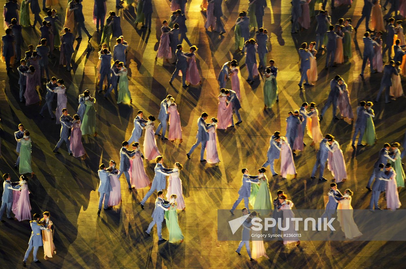 Opening ceremony of XXII Olympic Winter Games