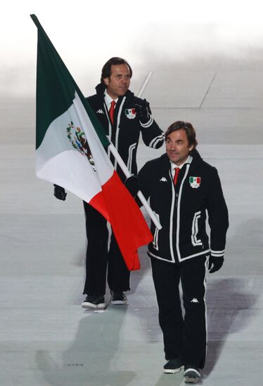 Opening ceremony of XXII Olympic Winter Games