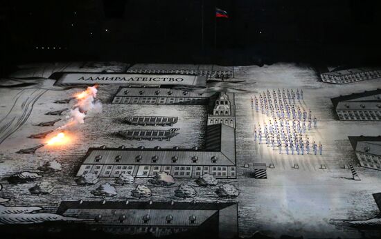 Opening ceremony of XXII Olympic Winter Games