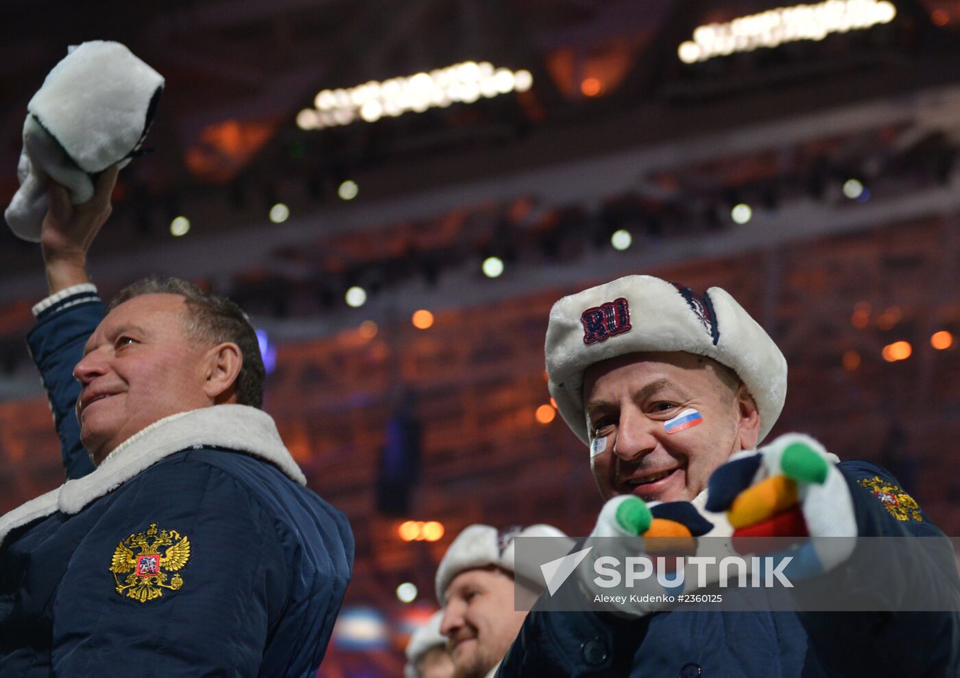 Opening ceremony of XXII Olympic Winter Games