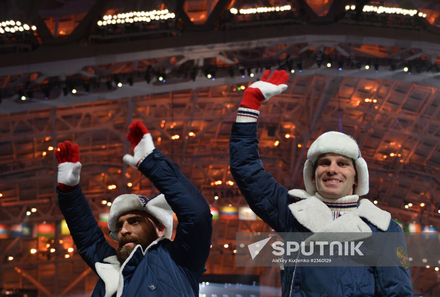 Opening ceremony of XXII Olympic Winter Games