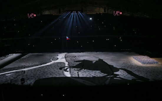 Opening ceremony of XXII Olympic Winter Games