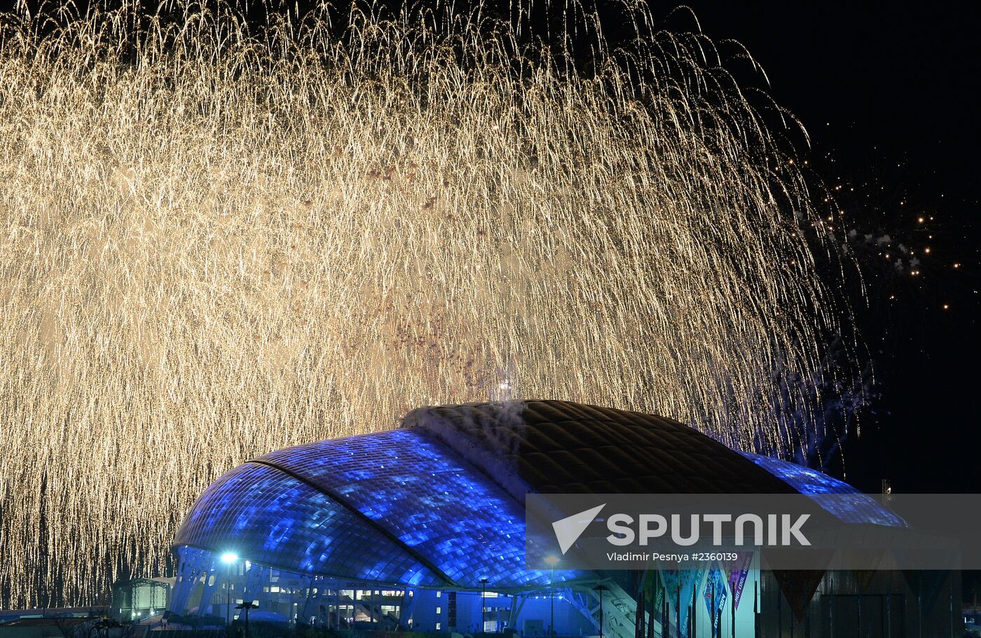 Opening ceremony of XXII Olympic Winter Games