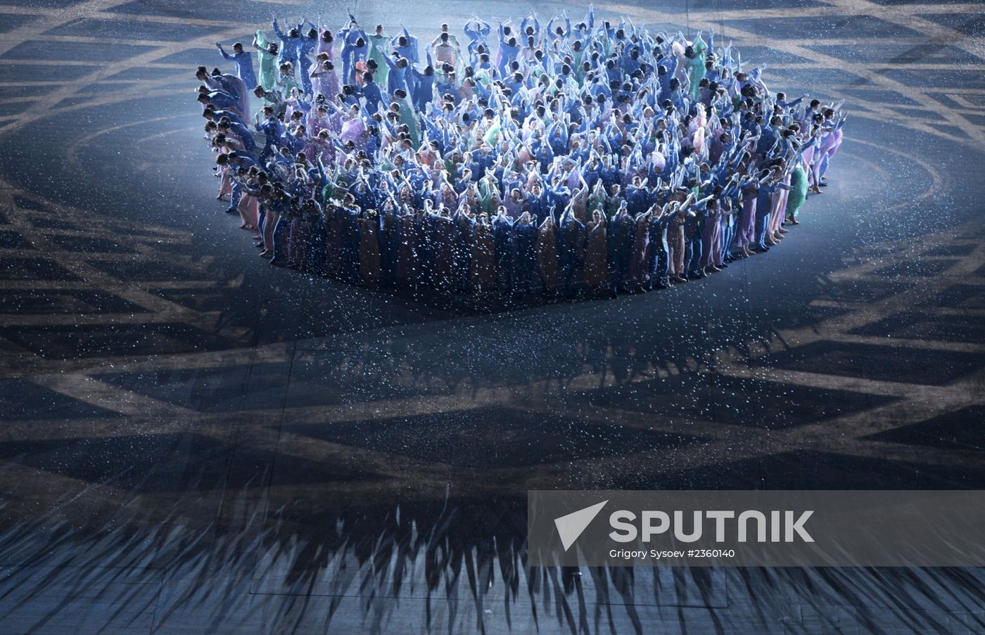 Opening ceremony of XXII Olympic Winter Games