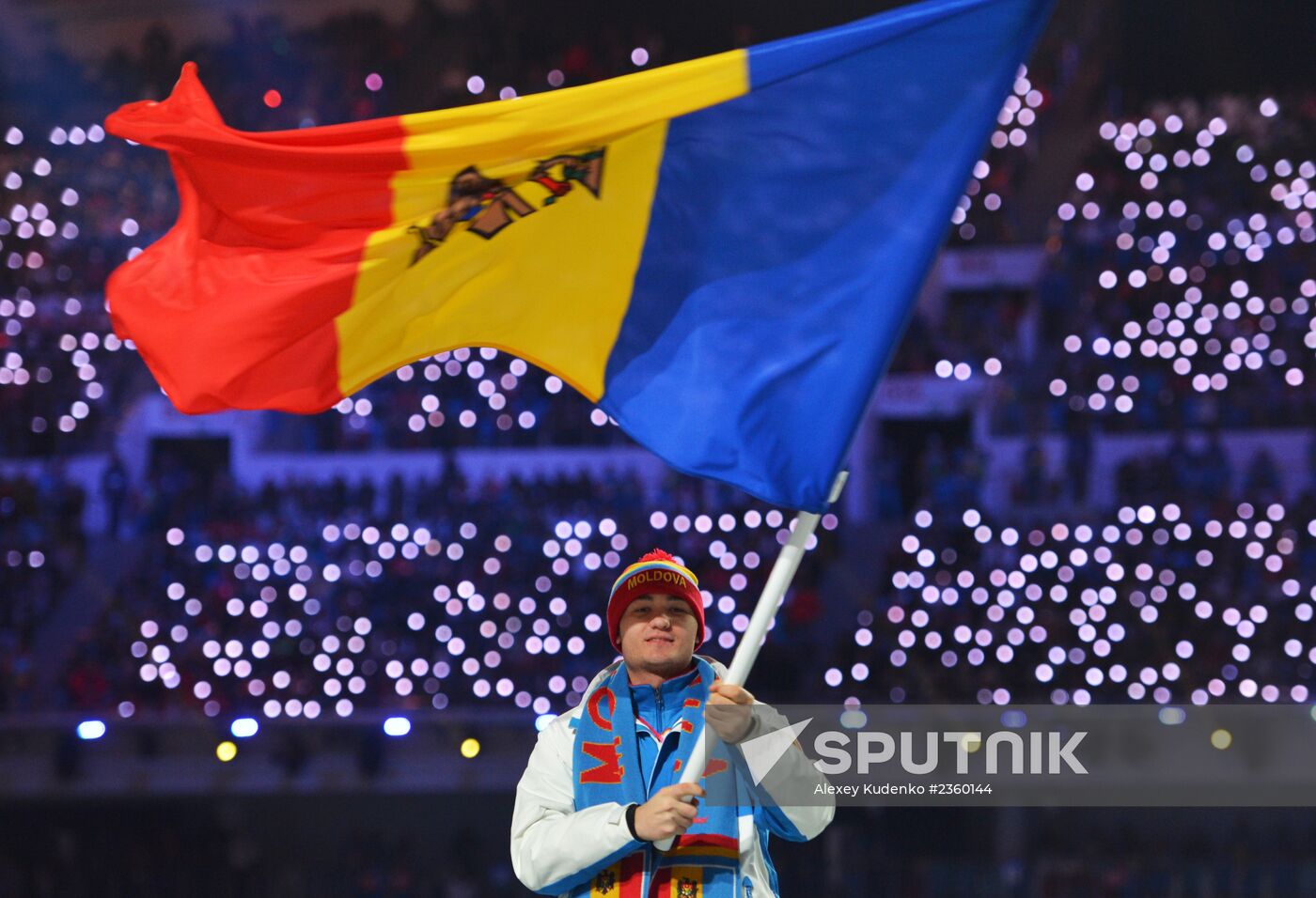 Opening ceremony of XXII Olympic Winter Games