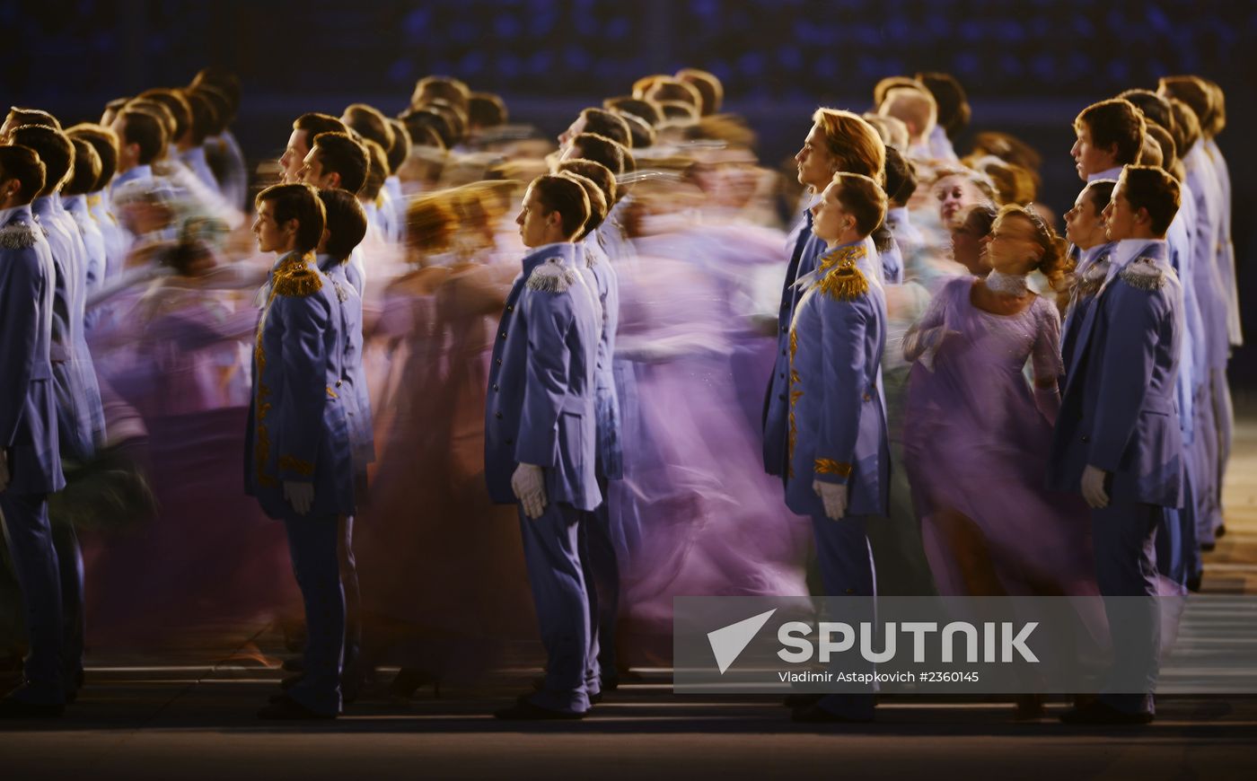 Opening ceremony of XXII Olympic Winter Games