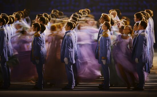 Opening ceremony of XXII Olympic Winter Games