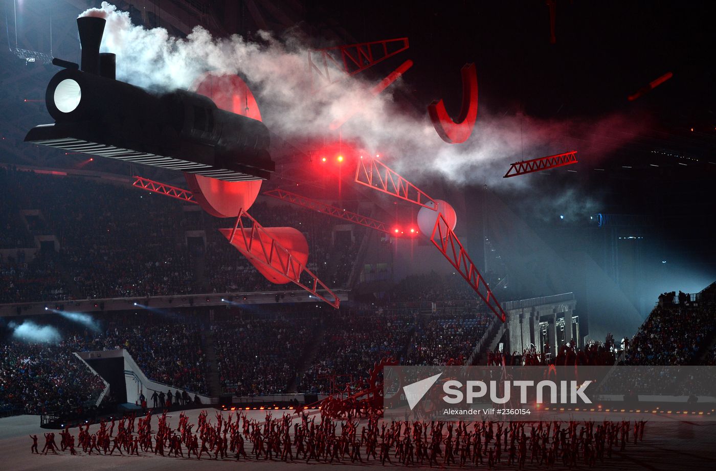 Opening ceremony of XXII Olympic Winter Games